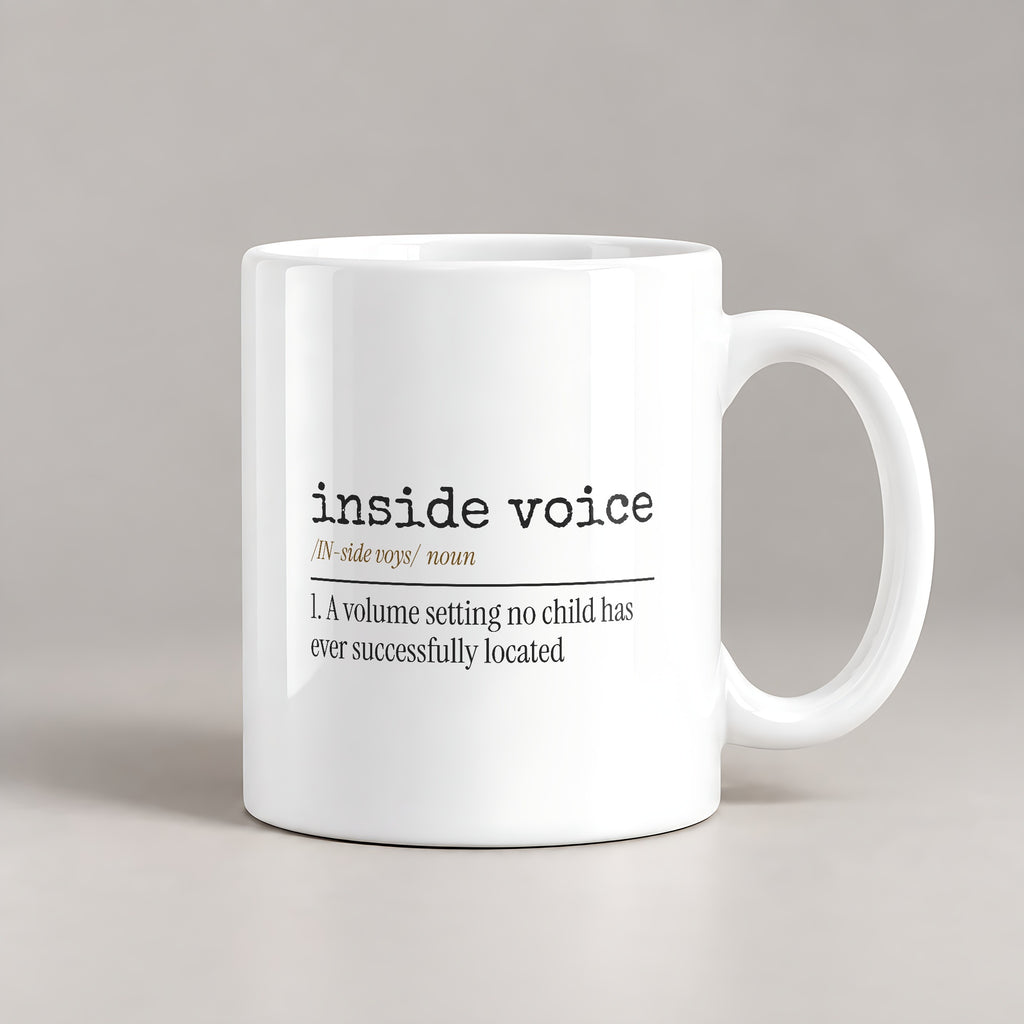 Funny Teacher Dictionary Coffee Mug Inside Voice For Teachers - photo 1