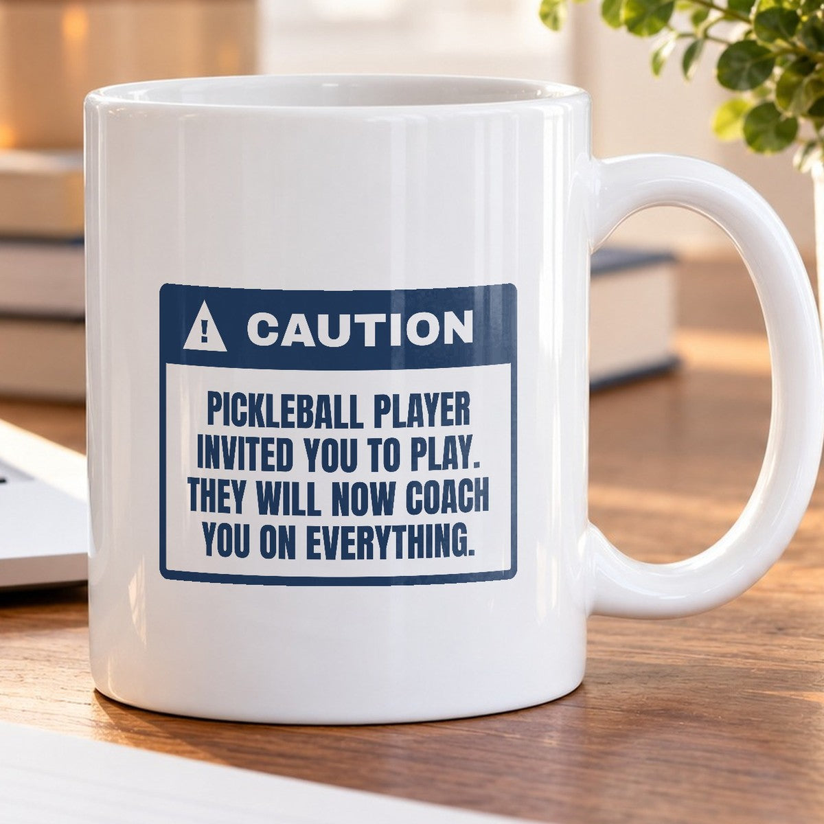 Funny Pickleball Coffee Mug Invited You To Play Will Coach You Now - photo 5