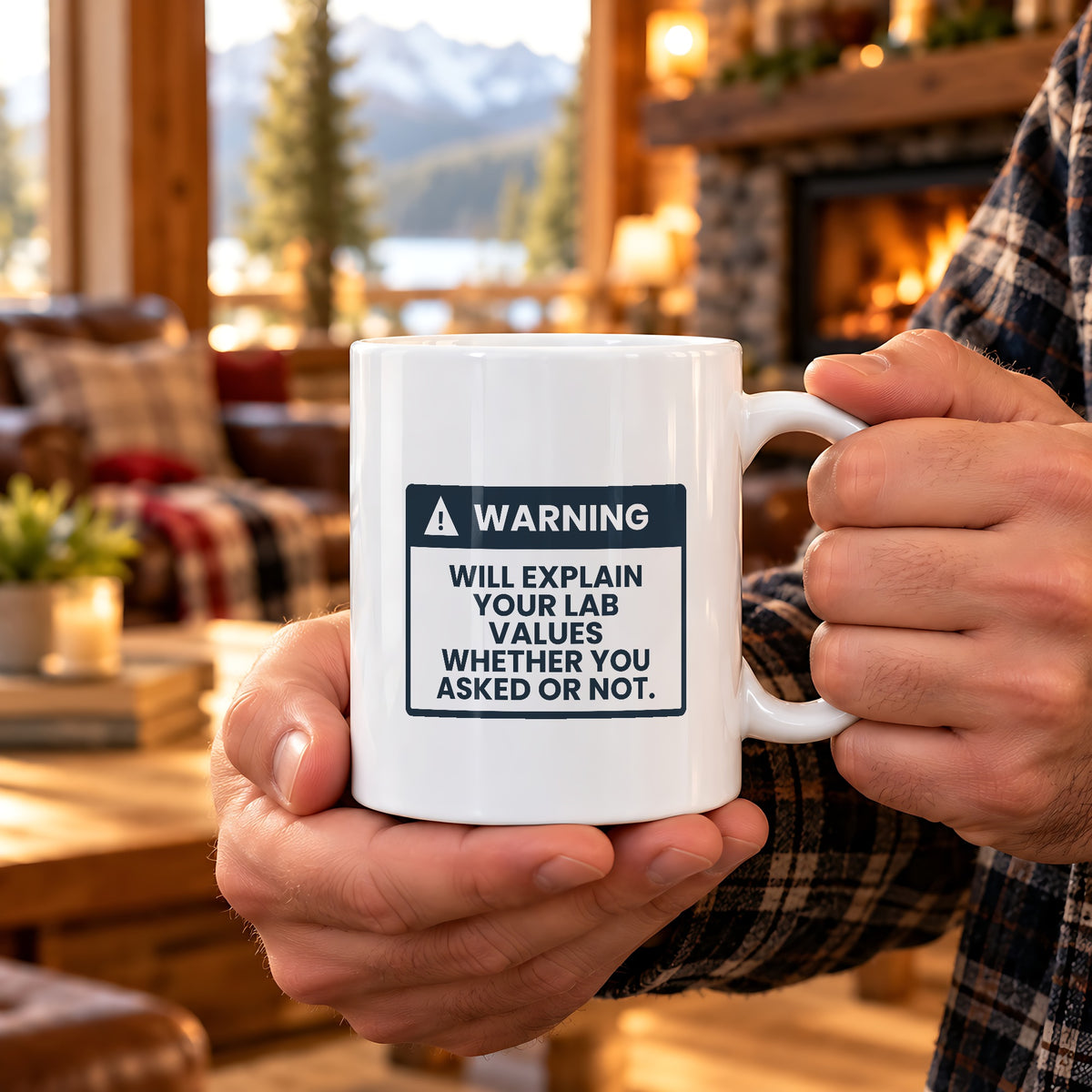 Funny Nurse Coffee Mug Warning Label For New RN Graduation - photo 2