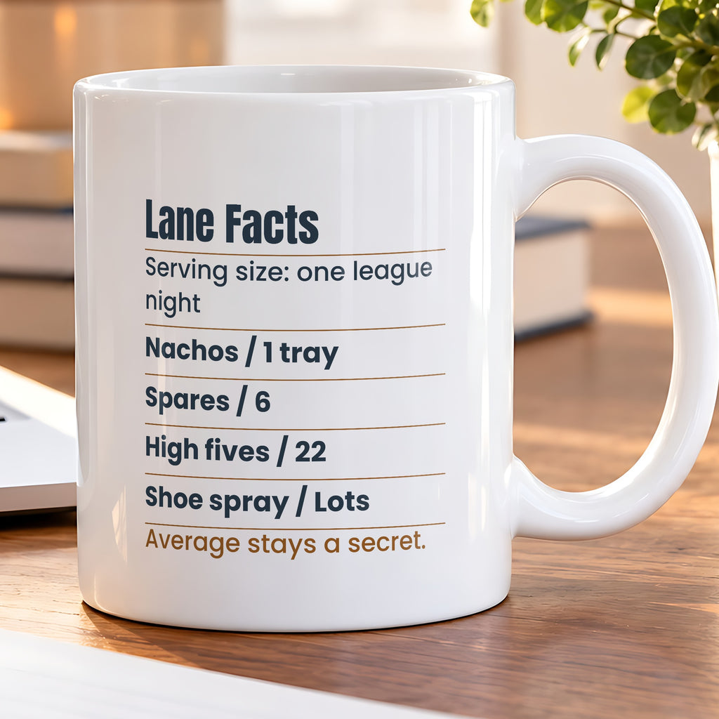 Funny Bowling Coffee Mug Lane Facts League Night For Bowlers - photo 5