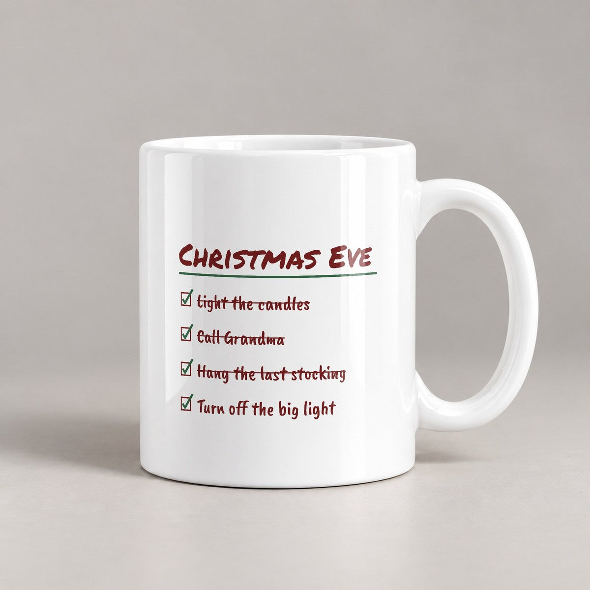 Christmas Eve Coffee Mug Hang The Last Stocking Checklist - photo 3
