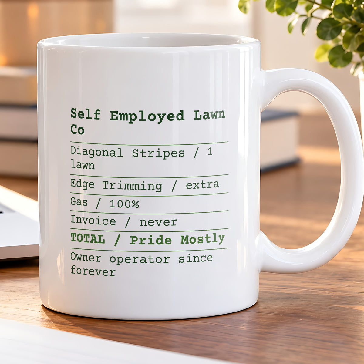 Funny Lawn Dad Coffee Mug Lawn Service Invoice For Dad - photo 5