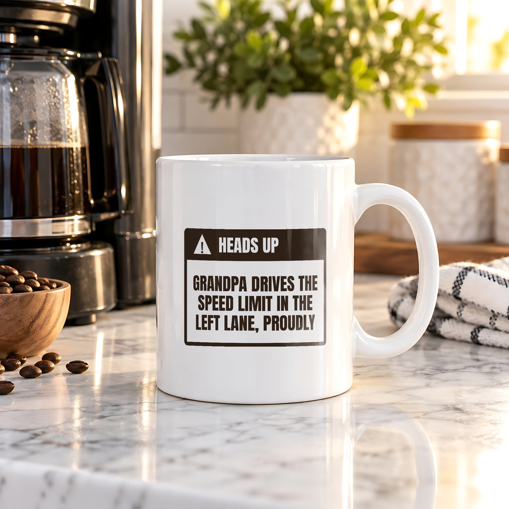 Funny Grandpa Driving Warning Coffee Mug For Grandpa - photo 2