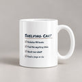 Funny Librarian Coffee Mug Shelving Cart Checklist For Librarians - photo 1