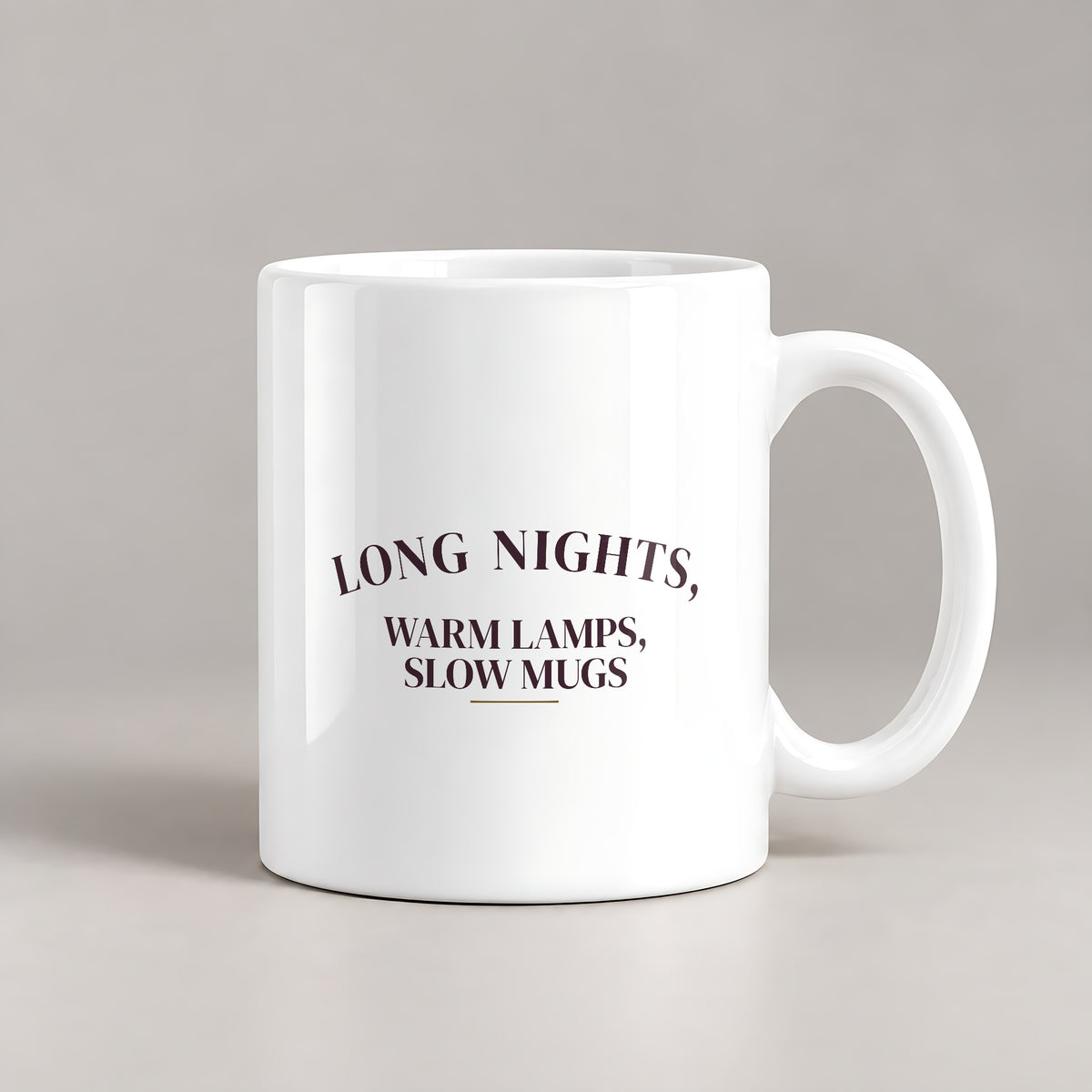 Cozy Winter Coffee Mug Long Nights Warm Lamps Slow Mugs - photo 1