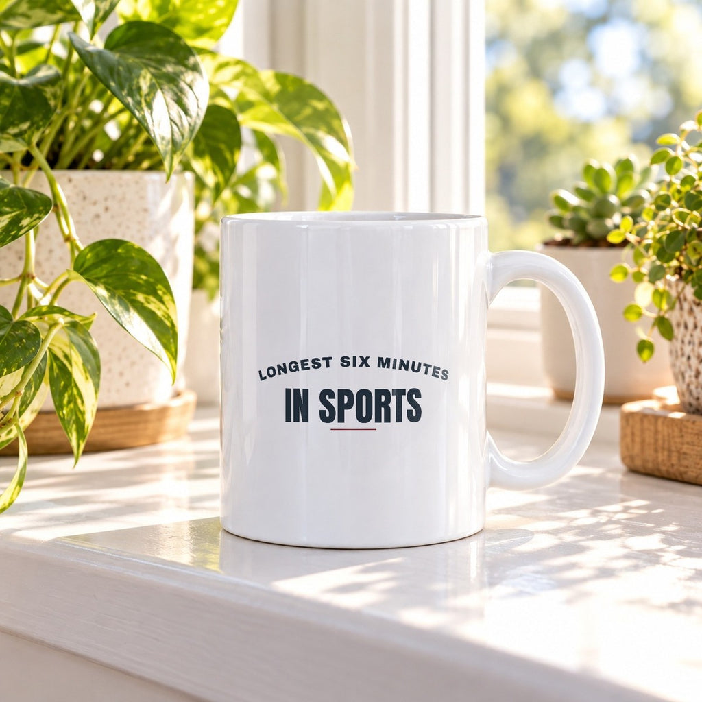 Funny Wrestling Coffee Mug Longest Six Minutes In Sports For Parents - photo 3