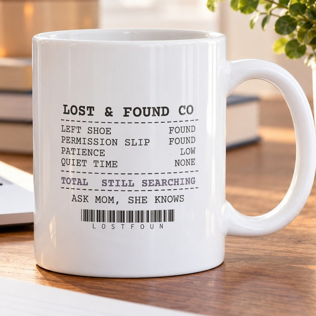 Mom Coffee Mug Lost And Found Ask Mom She Knows - photo 5