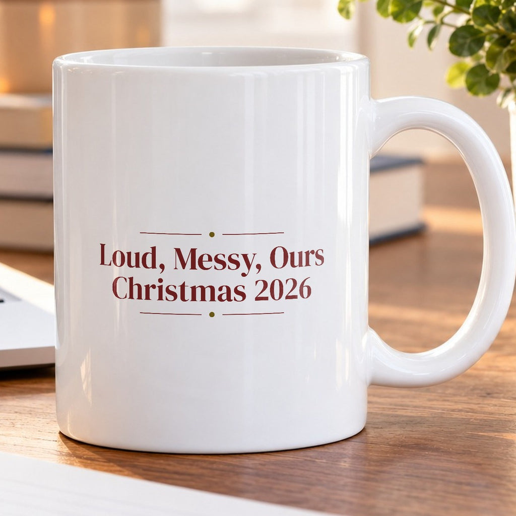 Christmas Coffee Mug Loud Messy Ours Christmas 2026 Family Keepsake - photo 5
