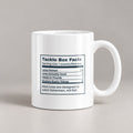 Funny Fishing Coffee Mug Tackle Box Facts Nutrition Label For Him - photo 1