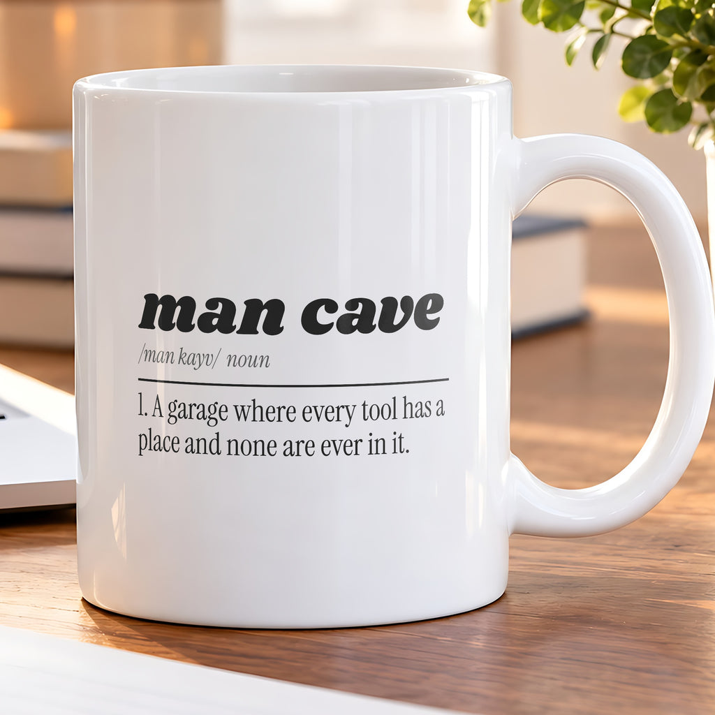 Funny Garage Dad Coffee Mug Man Cave Definition For Dad - photo 5
