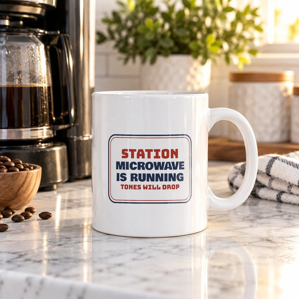 Funny Paramedic Coffee Mug Microwave Is Running Tones Will Drop - photo 3