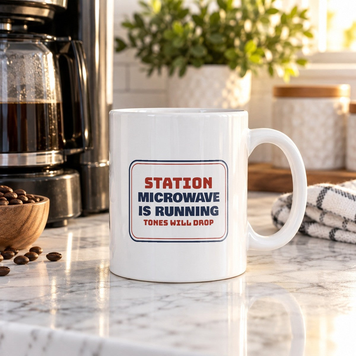 Funny Paramedic Coffee Mug Microwave Is Running Tones Will Drop - photo 3