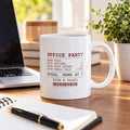 Funny Christmas Coworker Coffee Mug Mini Quiches 14 Office Party Receipt - photo 1