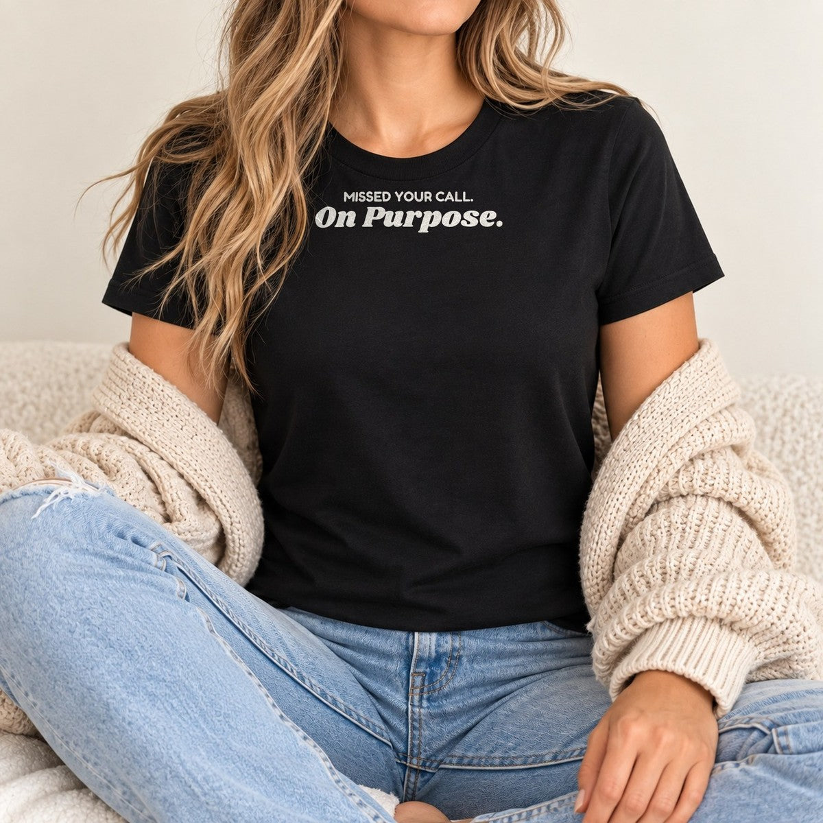 Funny Introvert Shirt Missed Your Call On Purpose - photo 4