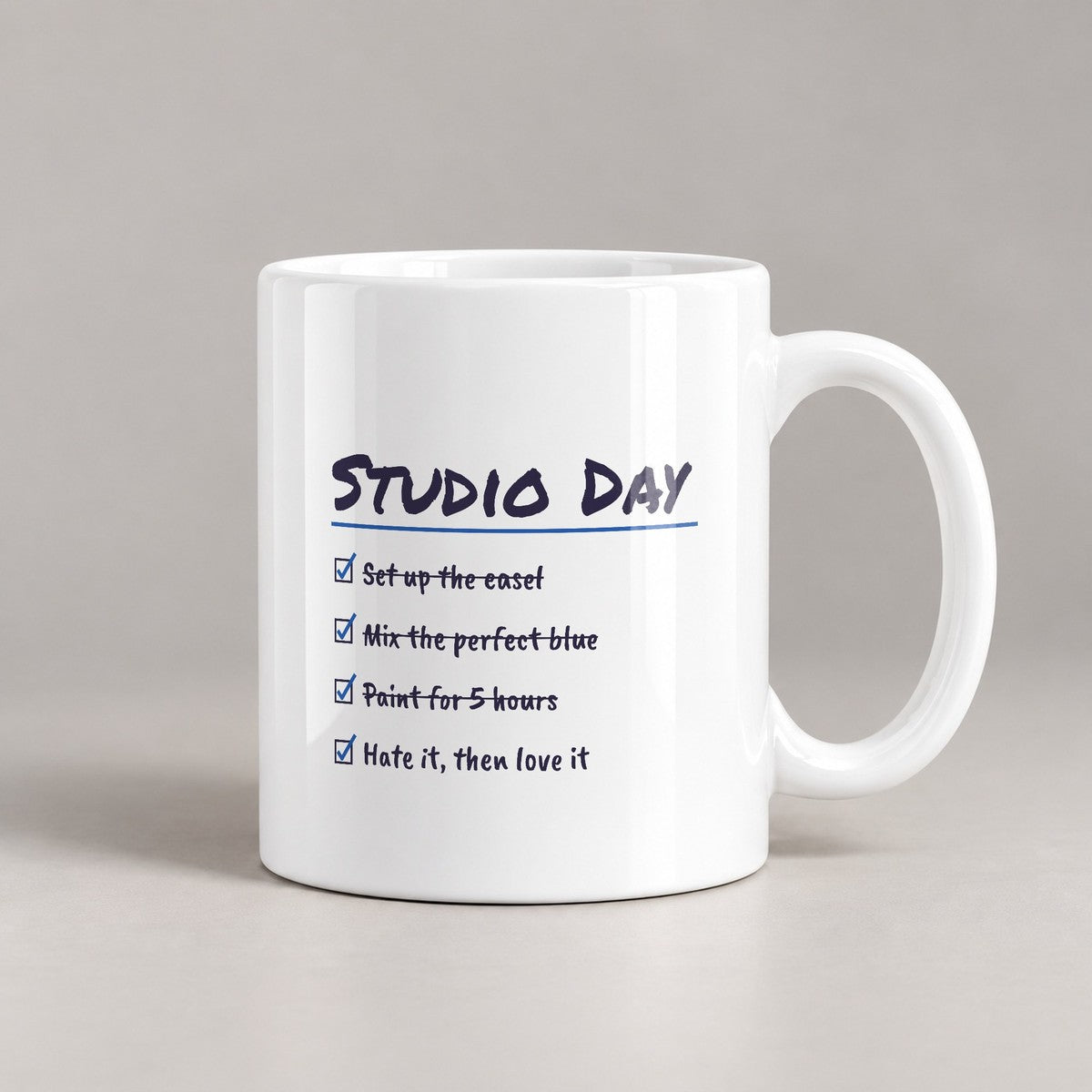 Funny Artist Coffee Mug Mix The Perfect Blue Hate It Love It - photo 1