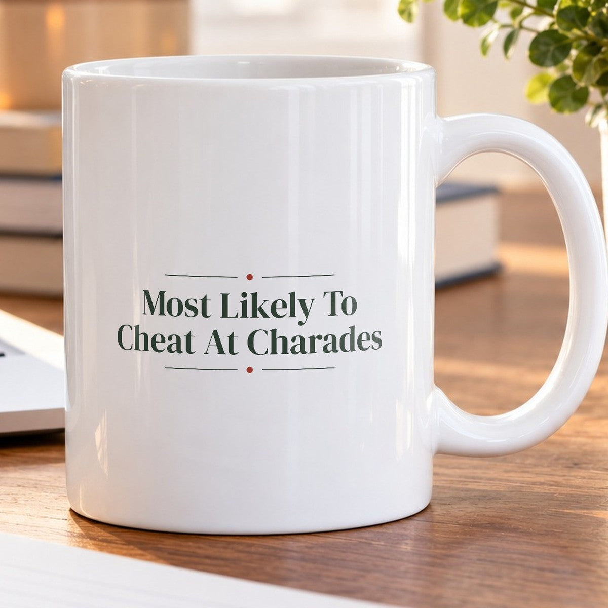 Funny Christmas Cousin Coffee Mug Most Likely To Cheat At Charades - photo 5