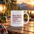 Funny Christmas Coffee Mug Mom Facts December Edition Nutrition Label - photo 1