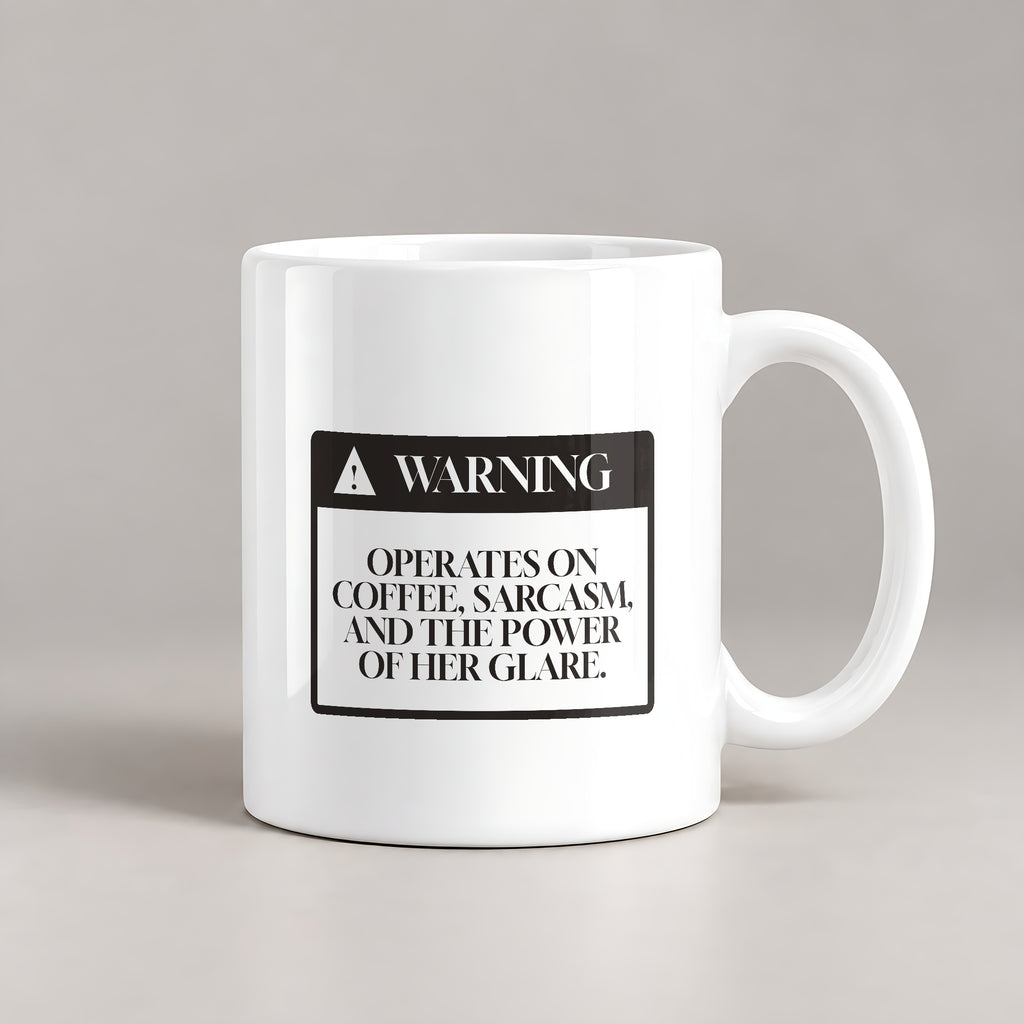 Funny Mom Warning Coffee Mug Runs On Coffee For Mom - photo 2