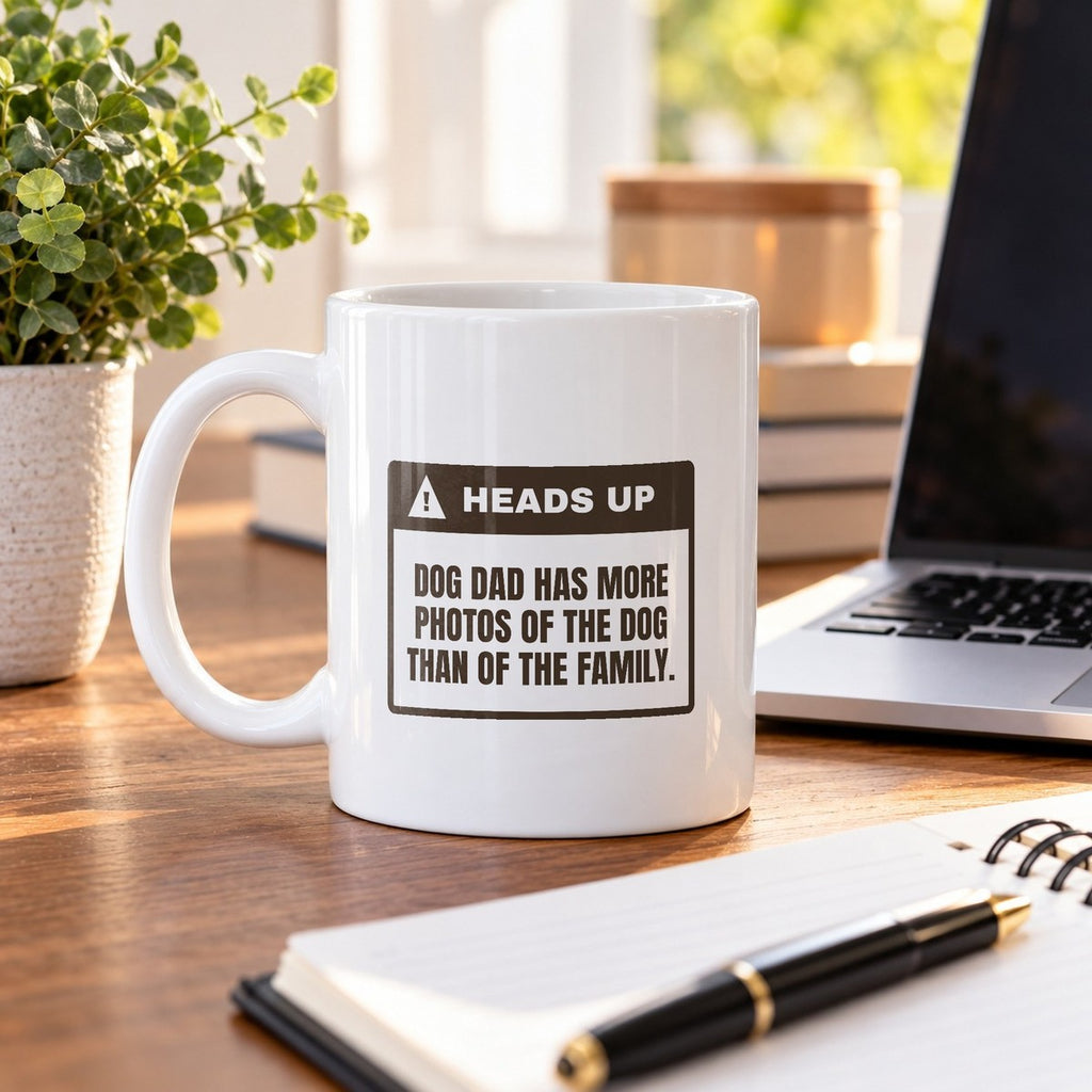 Funny Dog Dad Coffee Mug More Dog Photos Than Family Photos - photo 4