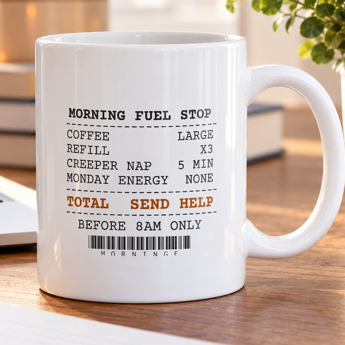 Send Help Morning Fuel Stop Coffee Mug For Mechanics - photo 5