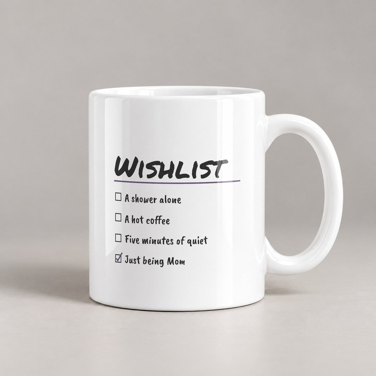 New Mom Coffee Mug Funny Wishlist Checklist For First Time Moms - photo 1
