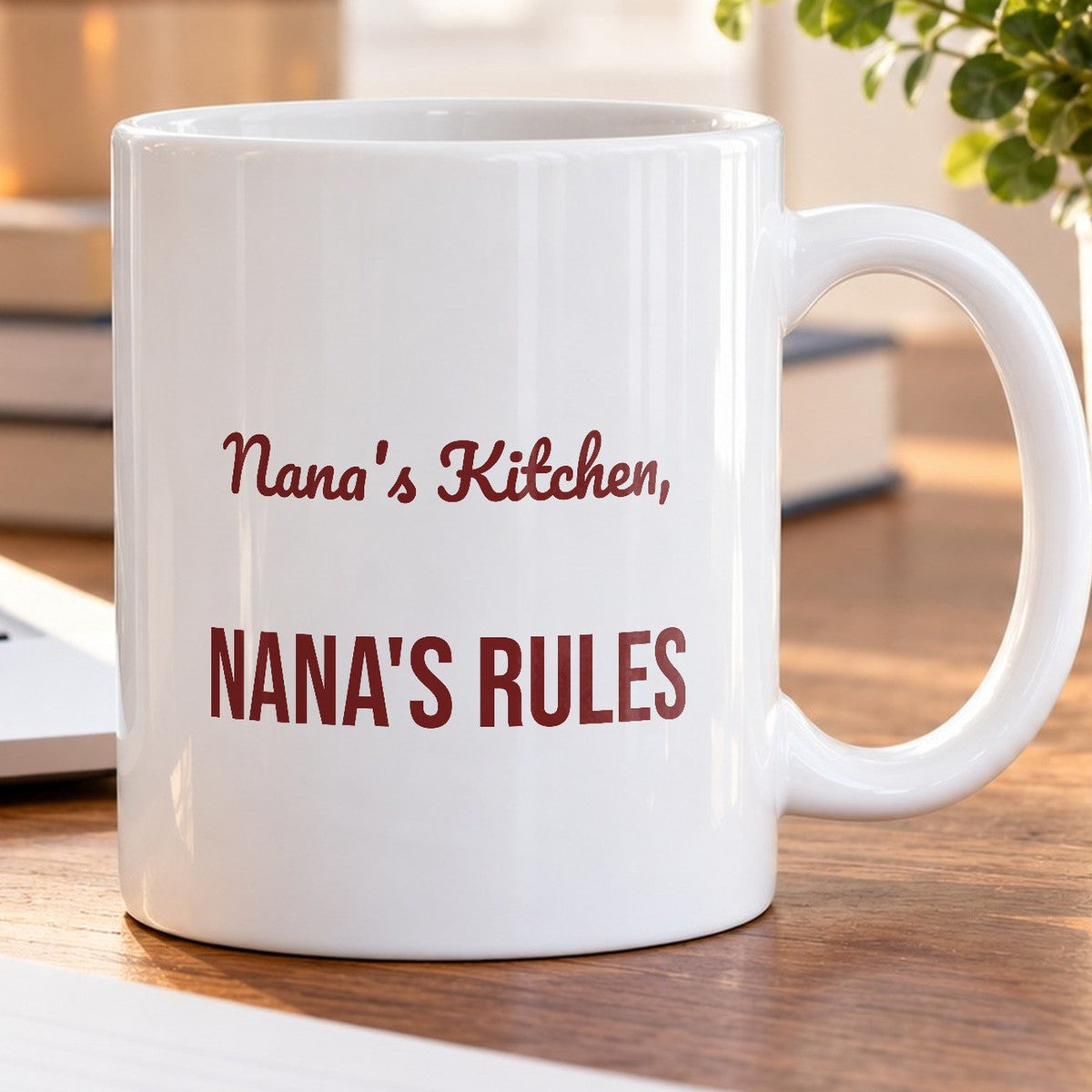 Christmas Coffee Mug Nana's Kitchen Nana's Rules For Grandma - photo 5