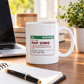 Funny Christmas Mom Coffee Mug Nap 20mg Prescription Label - photo 1