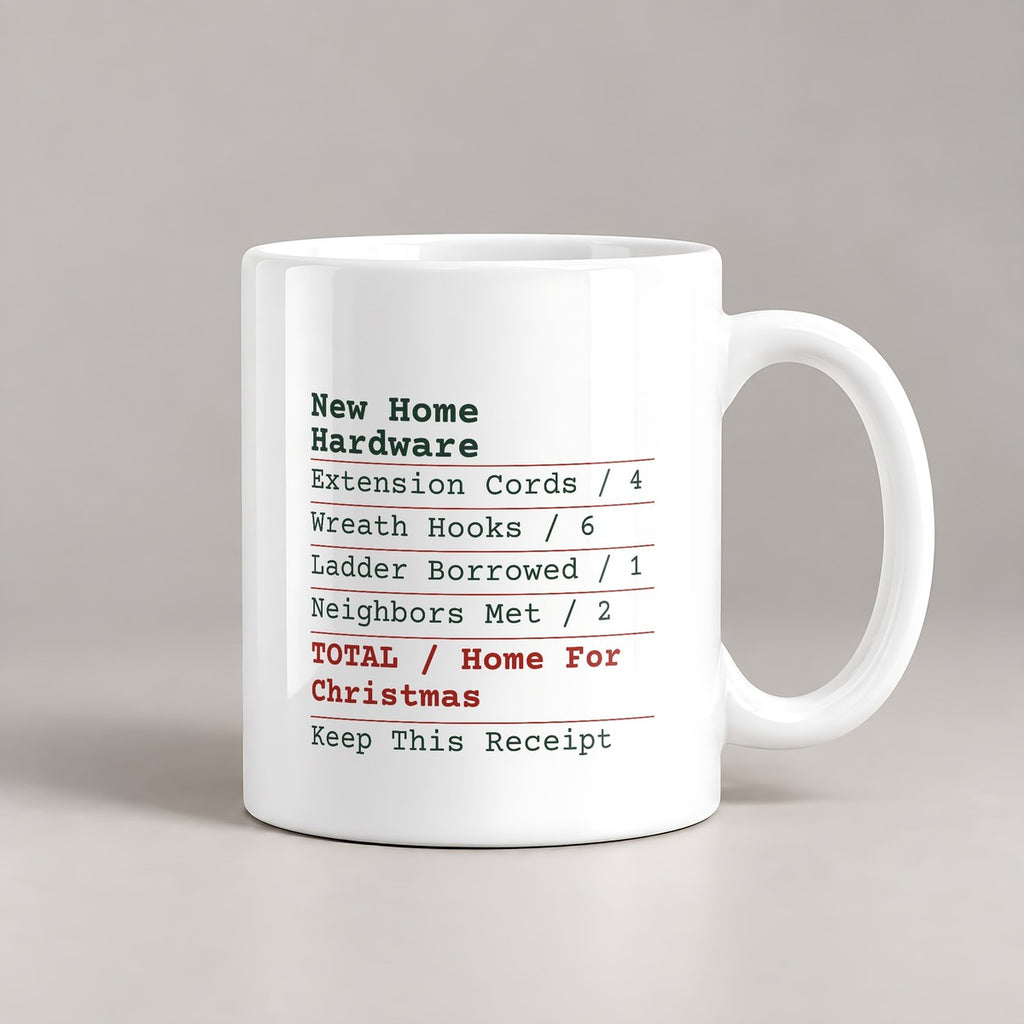 Funny New Home Christmas Coffee Mug Hardware Receipt For Homeowners - photo 3