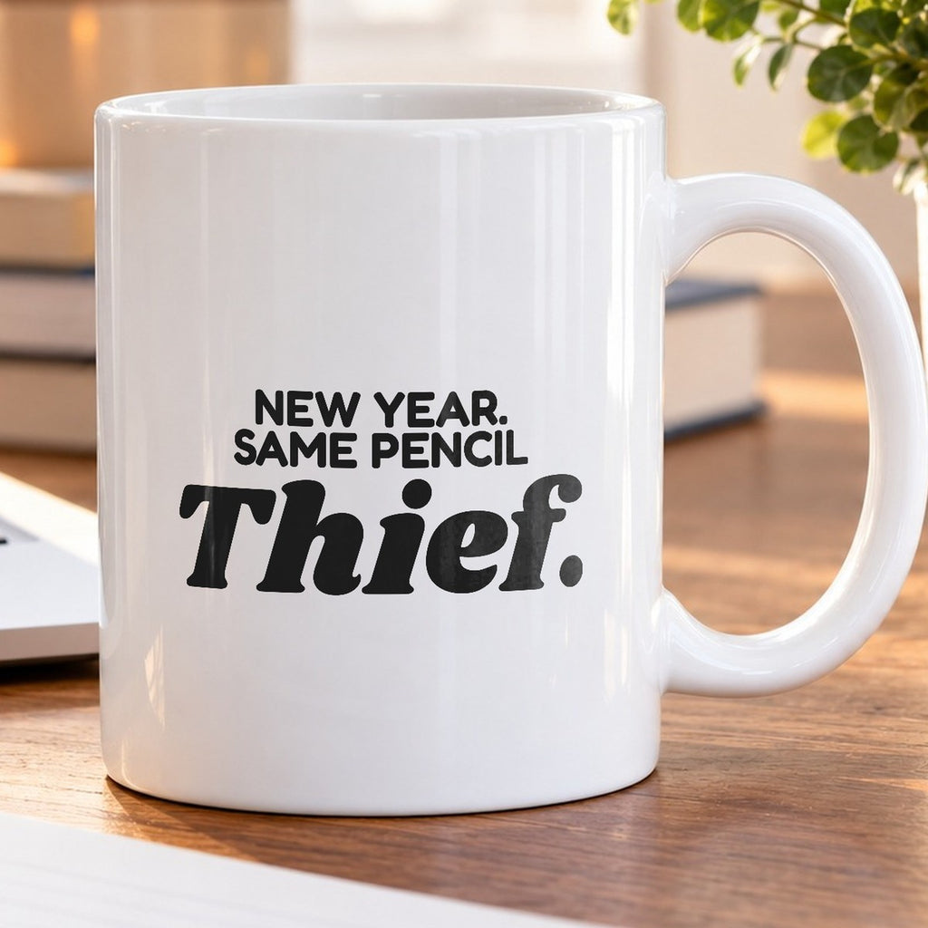 Funny Teacher Coffee Mug New Year Same Pencil Thief For Teachers - photo 5