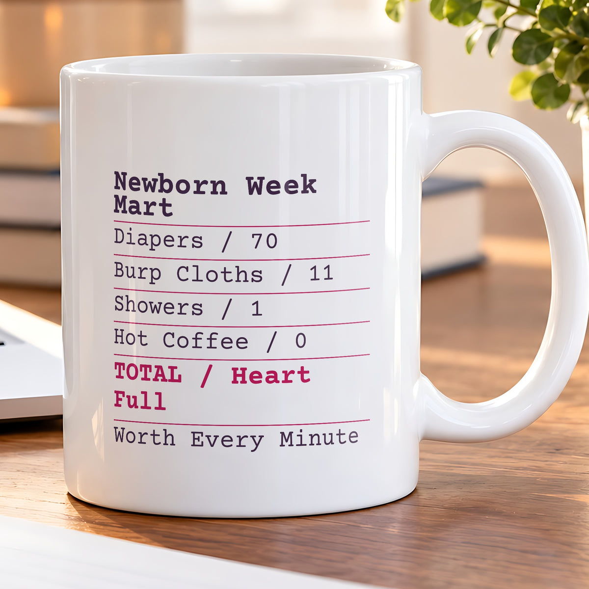 New Mom Coffee Mug Newborn Week Receipt For First Time Moms - photo 5