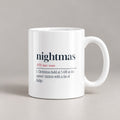 Funny Christmas Nurse Coffee Mug Nightmas Dictionary Definition - photo 1
