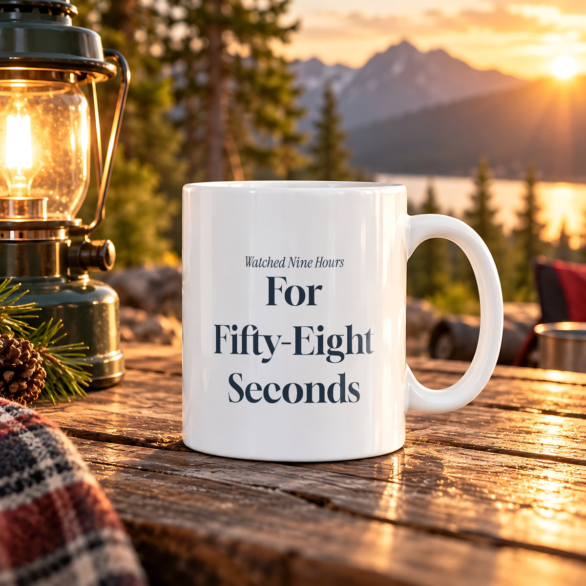 Funny Swim Mom Coffee Mug Watched Nine Hours For 58 Seconds - photo 1
