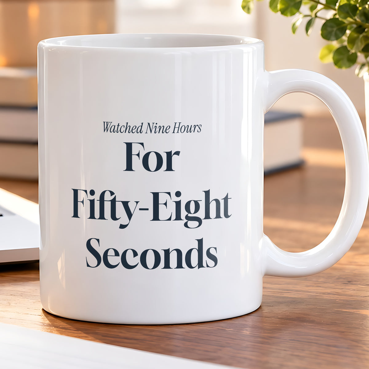Funny Swim Mom Coffee Mug Watched Nine Hours For 58 Seconds - photo 5