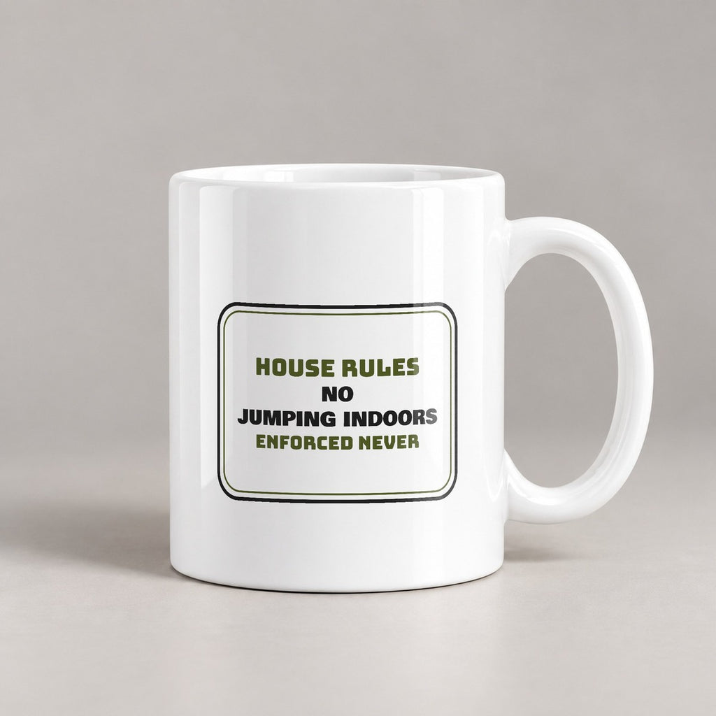 Boy Mom Coffee Mug No Jumping Indoors Enforced - photo 3