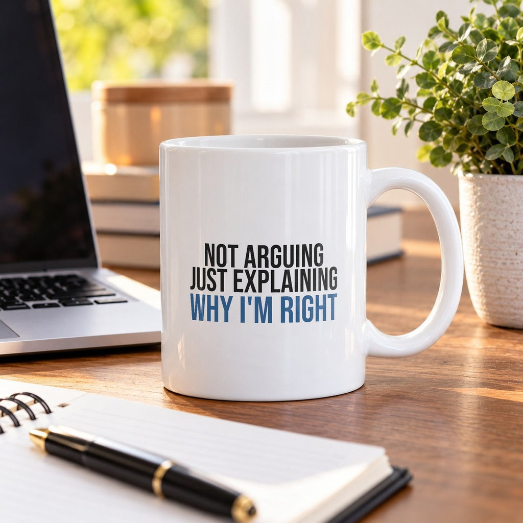 Funny Dad Mug Not Arguing Just Explaining Why Im Right - photo 2