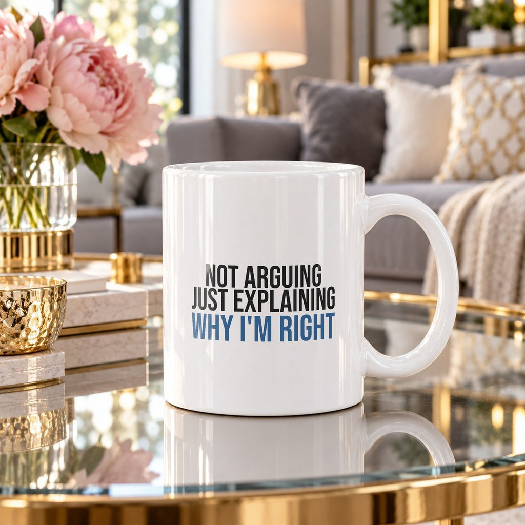 Funny Dad Mug Not Arguing Just Explaining Why Im Right - photo 3