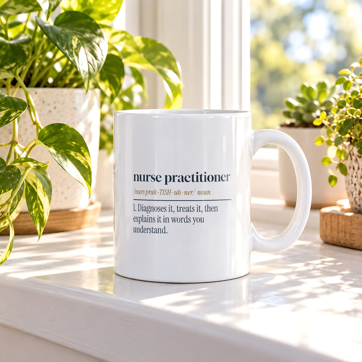 Nurse Practitioner Coffee Mug Dictionary Definition For NP Grads - photo 2