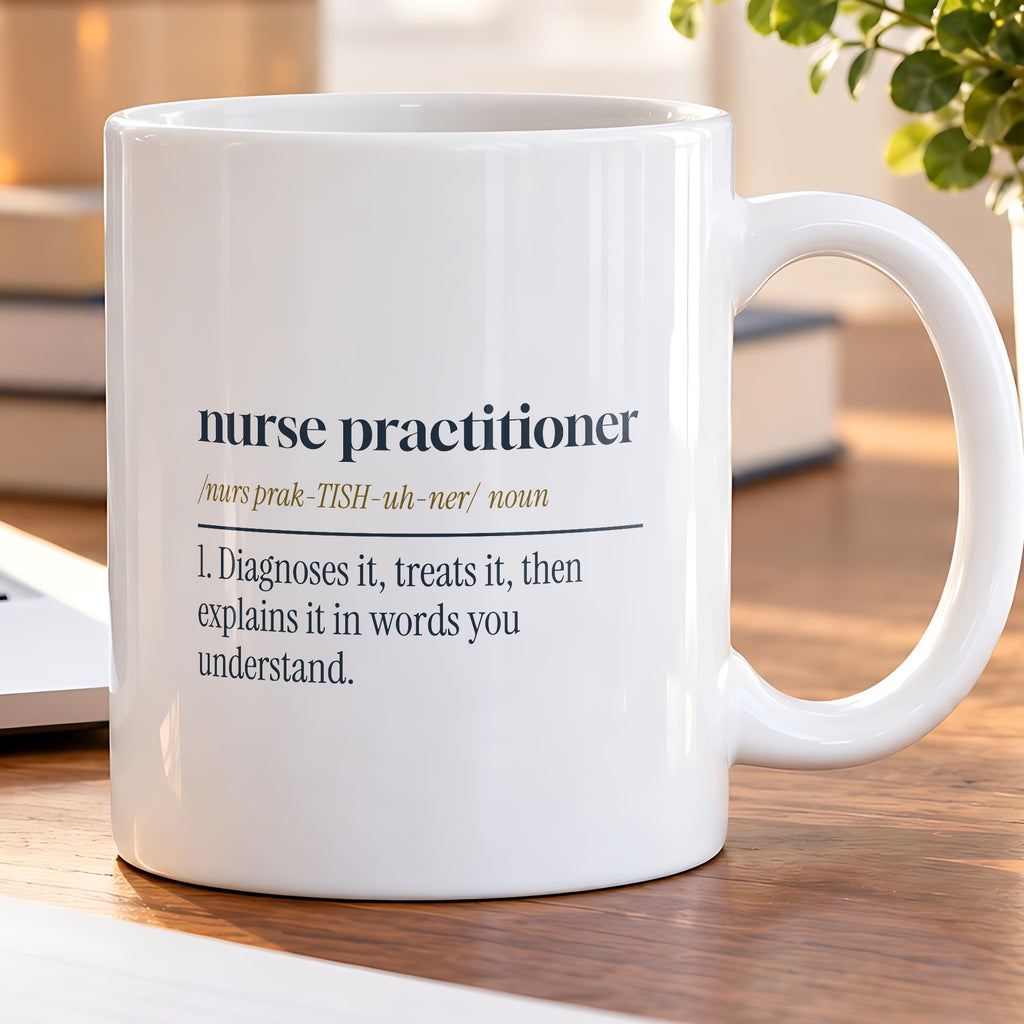 Nurse Practitioner Coffee Mug Dictionary Definition For NP Grads - photo 5