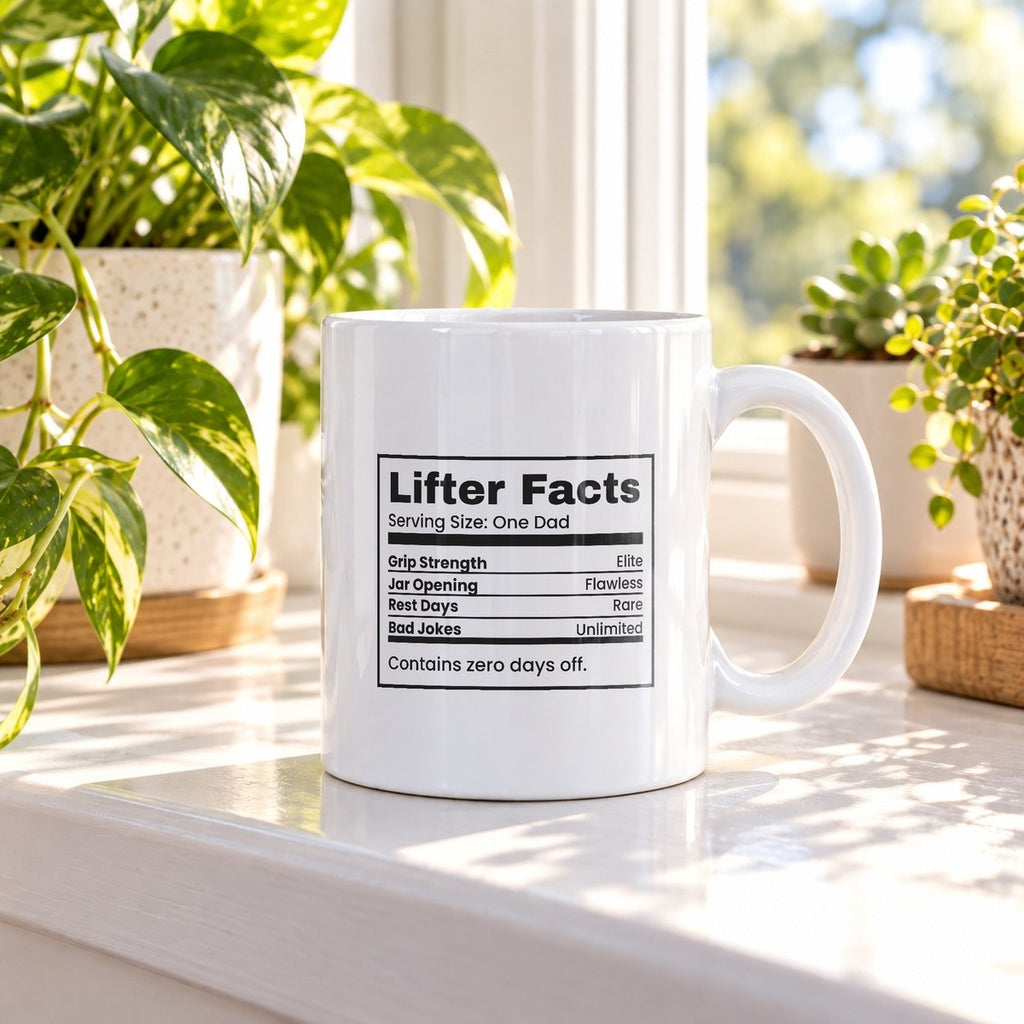 Lifter Facts Zero Days Off Coffee Mug For Gym - photo 3
