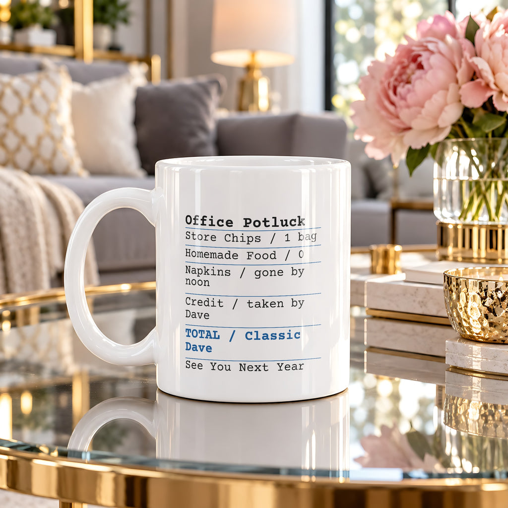 Funny Office Potluck Receipt Coffee Mug Cookout For Coworker - photo 4