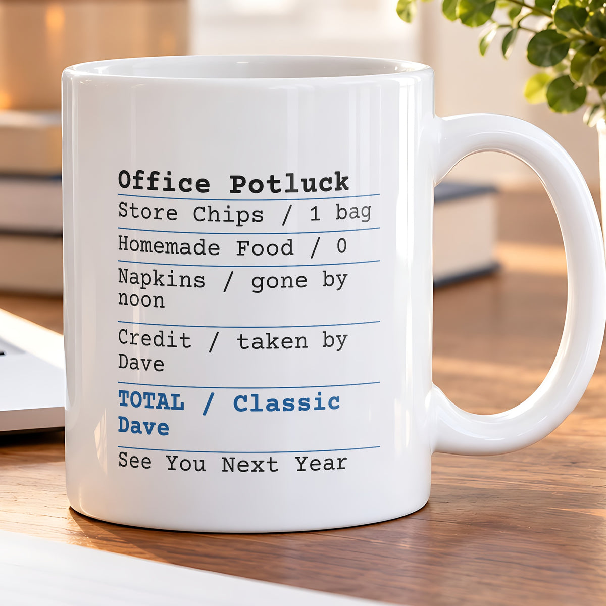 Funny Office Potluck Receipt Coffee Mug Cookout For Coworker - photo 5