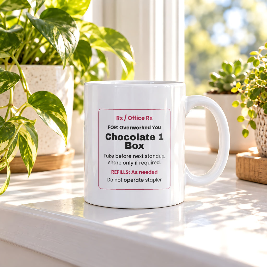 Funny Office Rx Chocolate Coffee Mug Valentine For Coworkers - photo 3