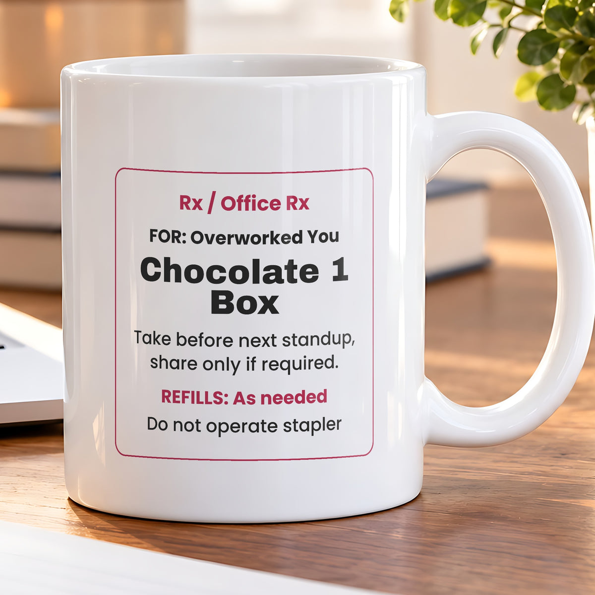 Funny Office Rx Chocolate Coffee Mug Valentine For Coworkers - photo 5