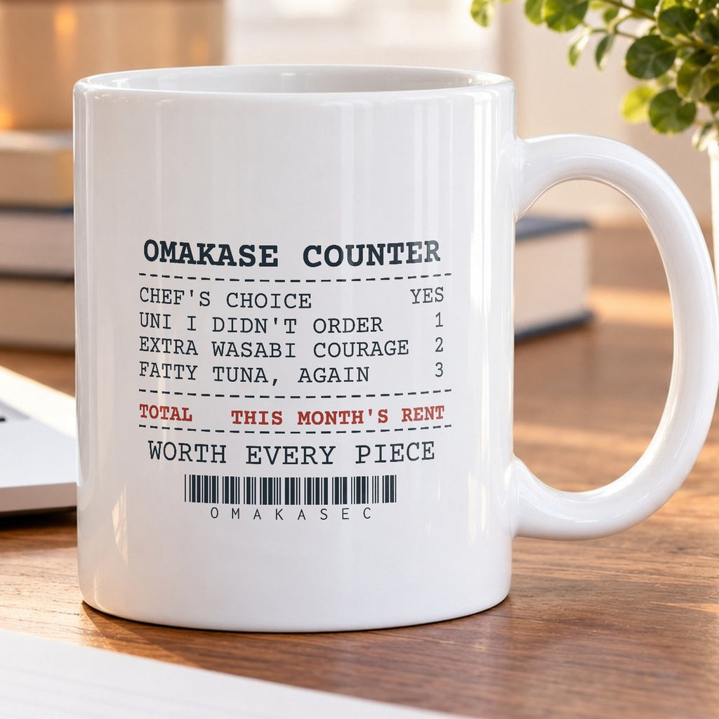 Funny Sushi Coffee Mug Omakase Receipt For Sushi Lovers - photo 5