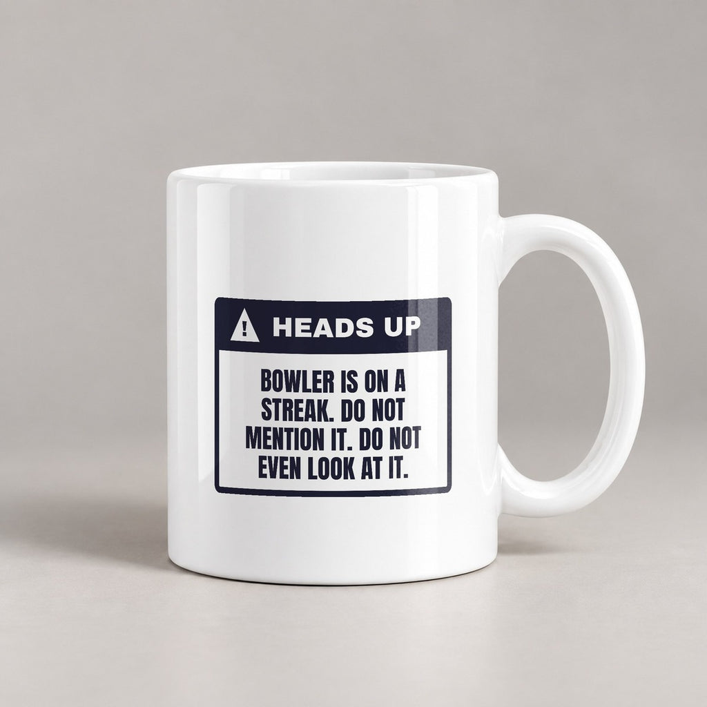 Funny Bowling Coffee Mug On A Streak Do Not Mention It - photo 2