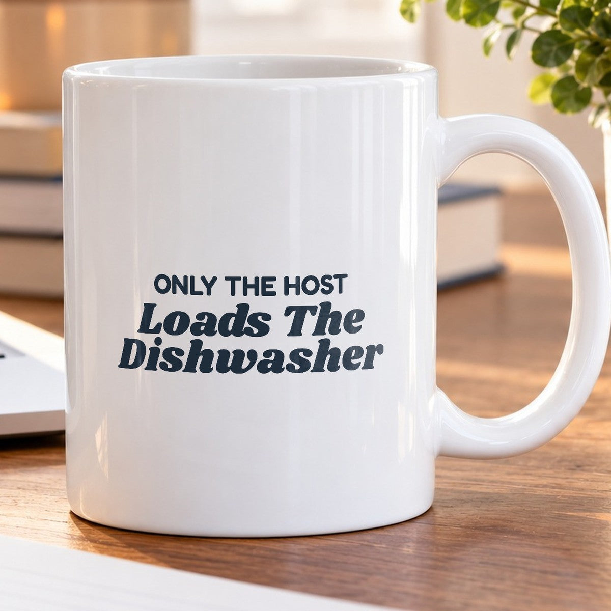 Funny Christmas Coffee Mug Only The Host Loads The Dishwasher - photo 5