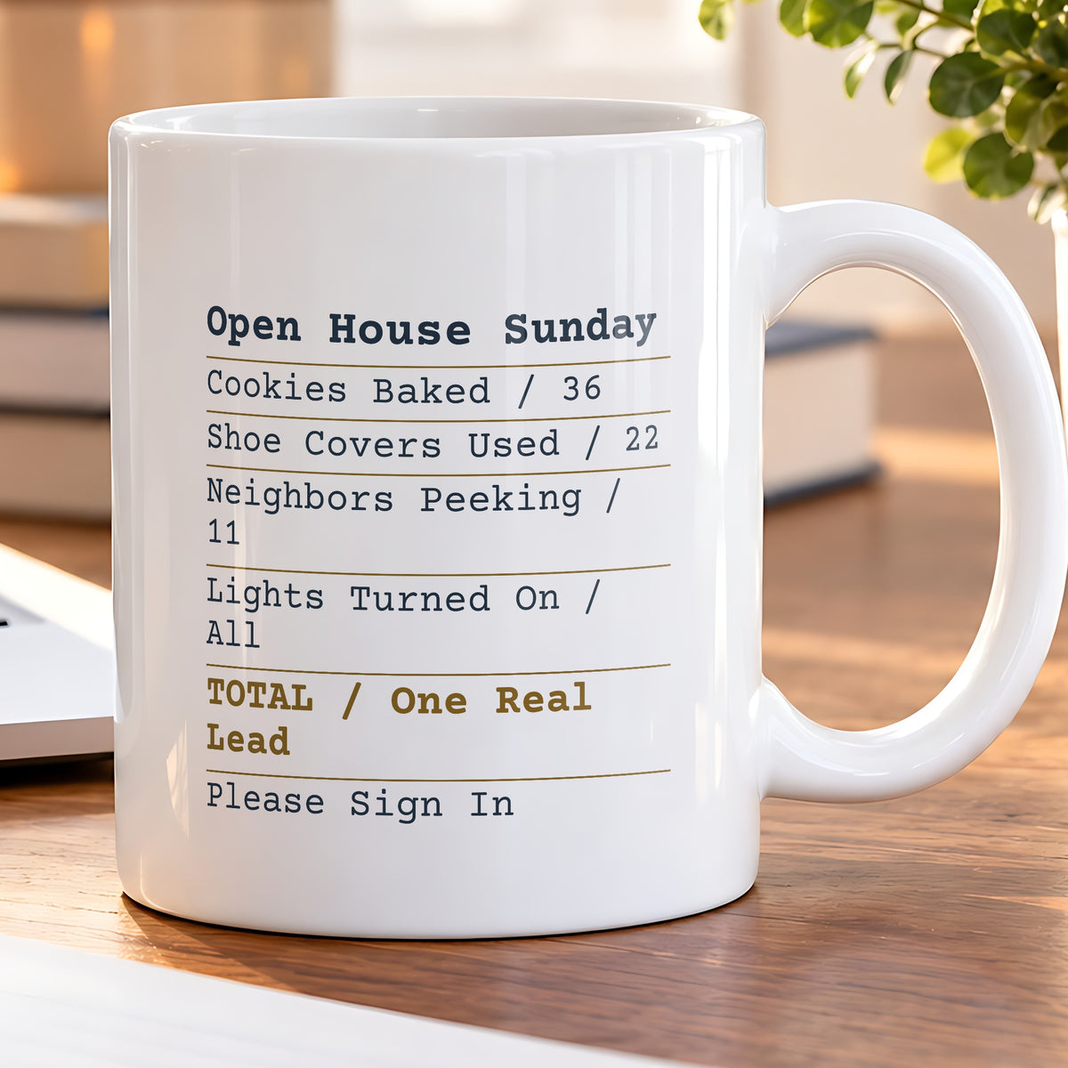 Funny Realtor Coffee Mug Open House Sunday Receipt For Agents - photo 5
