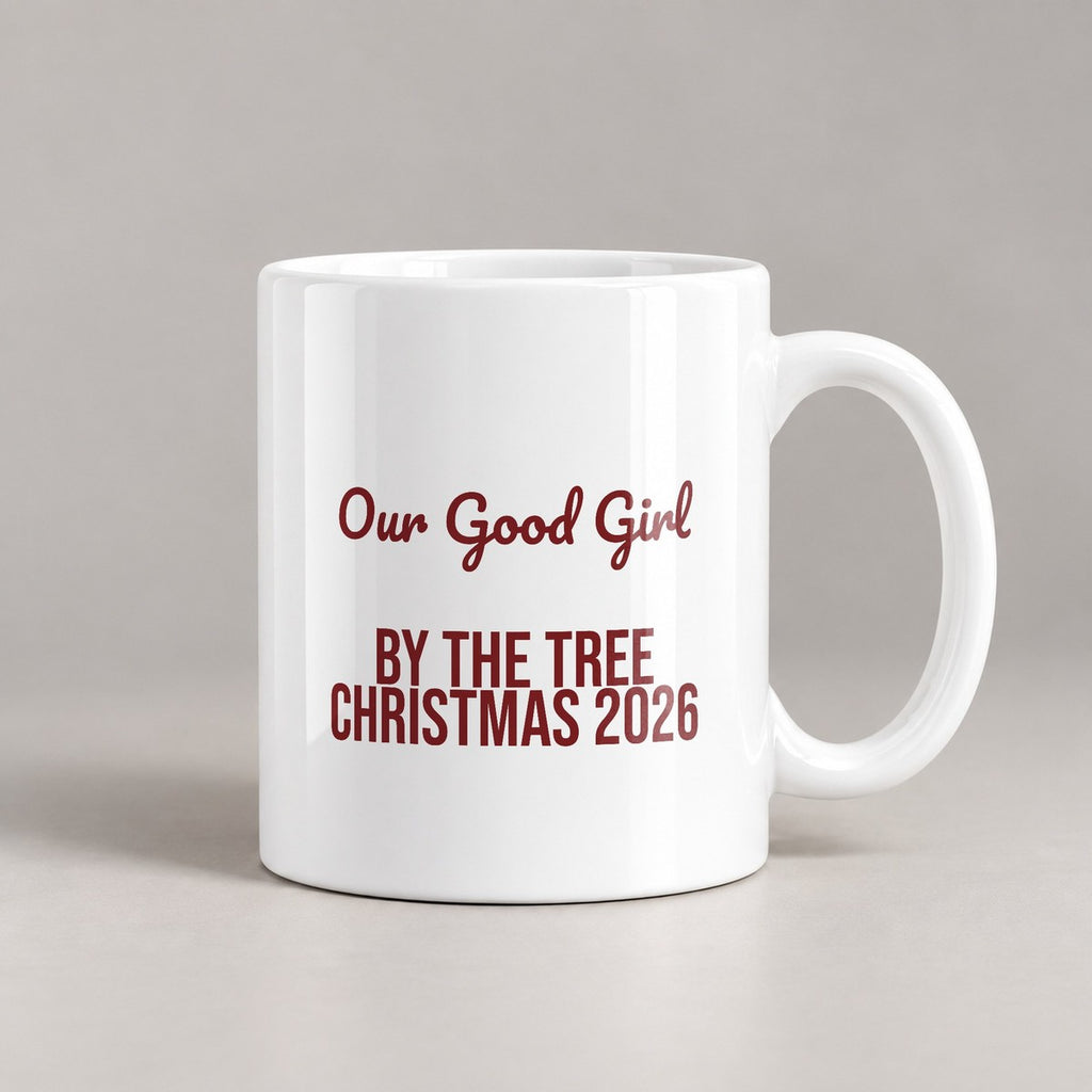 Christmas Coffee Mug Our Good Girl By The Tree 2026 For Dog Moms - photo 2