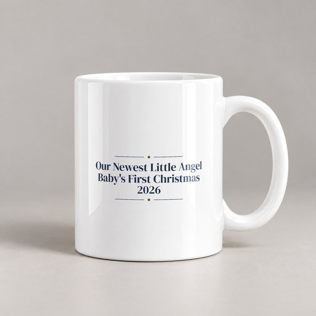 Our Newest Little Angel Baby's First Christmas 2026 Coffee Mug - photo 2
