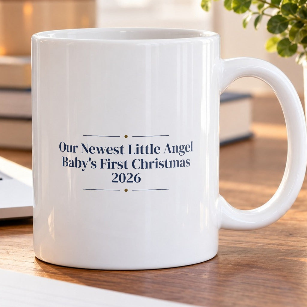 Our Newest Little Angel Baby's First Christmas 2026 Coffee Mug - photo 5